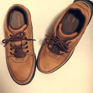 Rockport Suede Walking Shoes - Women's size 8 Wide